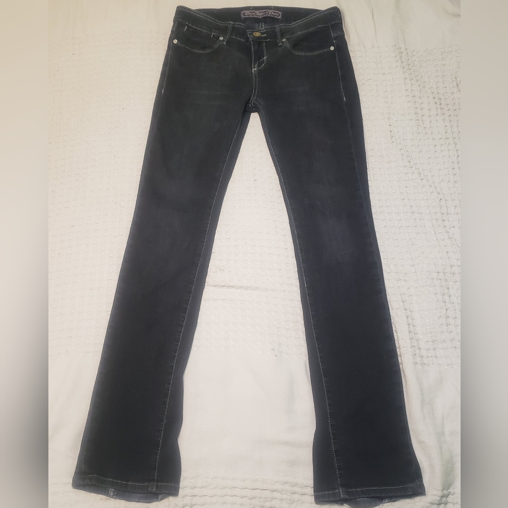 Divine Rights of Denim “Lust” Low Rise Classic Skinny Jeans Zipper Hem Size 28
